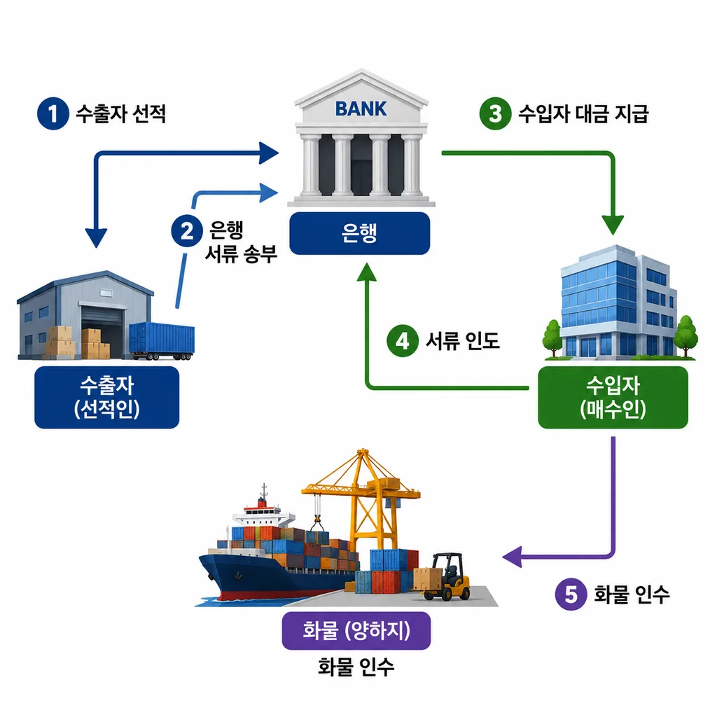 D/P Documents against Payment 거래 흐름